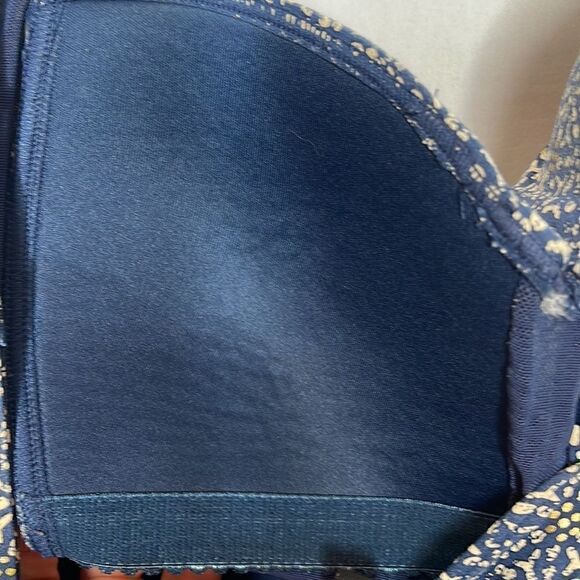 Bond-Eye Australia Nip Tuck Tummy Control Navy/Gold Bathing Suit. Size 12. - Picture 8 of 13